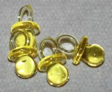 Suzeta plastic galbena